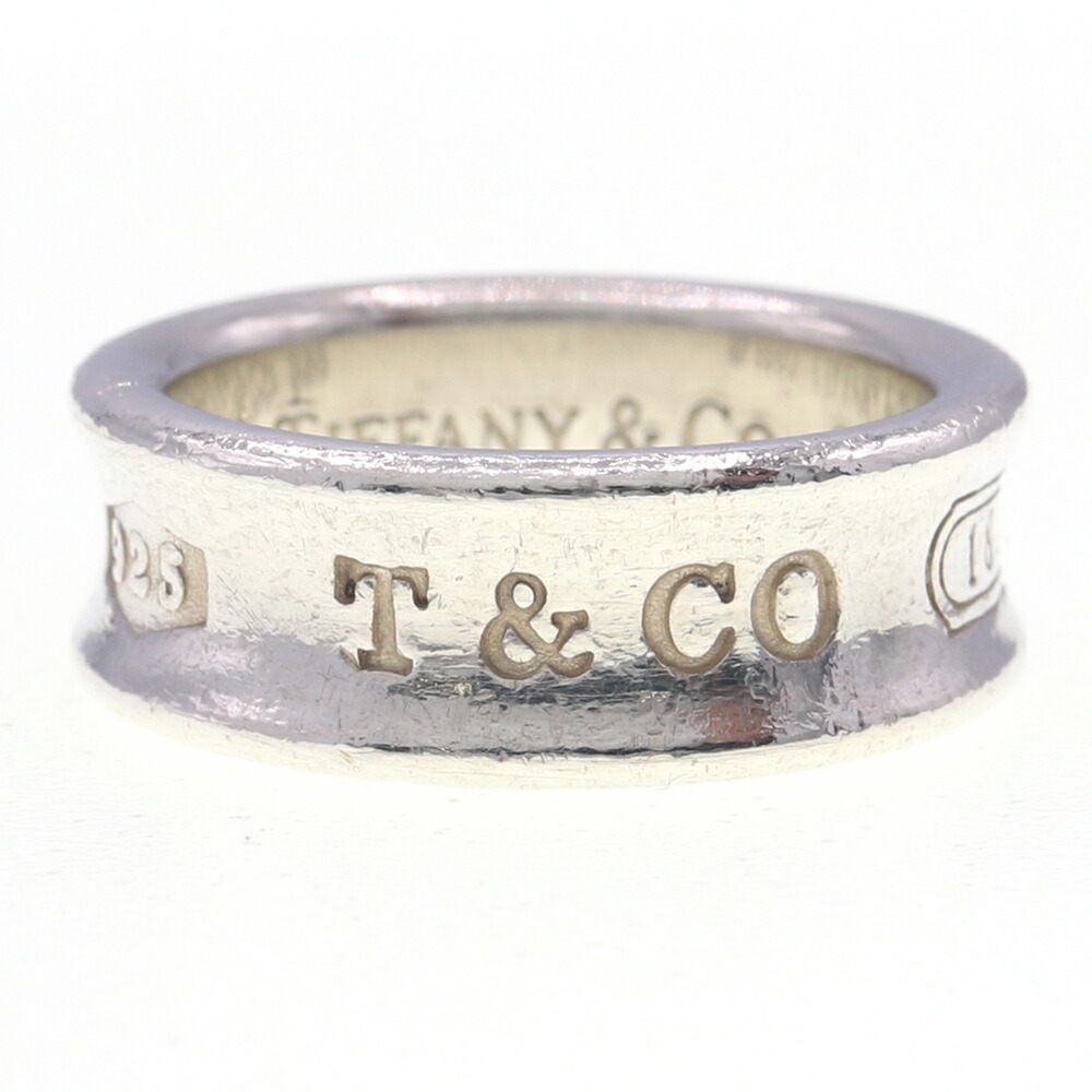 Tiffany Co Silver Ring Logo Accessory